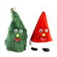 thumbnail image 1 of 2 piezas de árbol de Navidad eléctrico que camina bailando y gorro de Papá Noel, personaje navideño animado, juguete interactivo de peluche para niños pequeños, 1 of 8