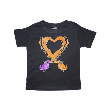 

Inktastic Fire Heart Dragons Gift Toddler Boy or Toddler Girl T-Shirt