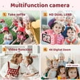 thumbnail image 6 of Kids Digital Camera, Birthday Gifts for Girls Age 3-9, HD Digital Cameras , Girl Gift Camera with 32GB SD Card, 6 of 9