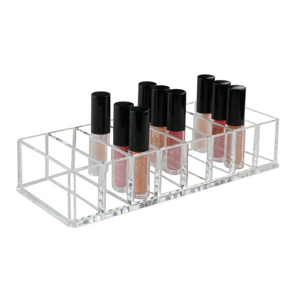 8 Compartments Nail Polish Organizer Wearable Nail Display Acrylic Boxes Clear Drawer Organizers Case