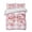 Pink White Beige, variant on Quilts Twin Size, Pink Floral Print Soft Comforter Bedding Set for Bed, Checkered Bow Rose Flower Gingham Lightweight Quilted Bedspread with Pillow Cover(2 Pieces) for All Season, 68x86 Inch