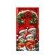 thumbnail image 2 of Christmas Door Cover Santa Claus Print Holiday Party Decoration Polyester Fabric Door Hanging for Home Indoor Outdoor Festive Decor, 2 of 6