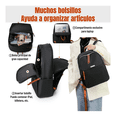 thumbnail image 5 of Mochila Para Laptop Mujer, Antirrobo Malubero Negra, 5 of 5