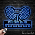 thumbnail image 5 of Handmadetneonsign Tennis Racket Metal Wall Art Light, Tennis Racket Metal Sign Wall Decor, Sport Metal Decor, 5 of 5