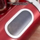 thumbnail image 5 of Injueey Recipiente de cocina Recipiente de almacenamiento de granos de acero inoxidable Frasco de té y café visible con tapa, rojo Teteras rojo, 5 of 6