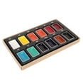 thumbnail image 1 of Watercolor Paint, Chinese Style Water Color Paint 12 Colors Vibrant Bright  For Painting, 1 of 8