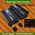 thumbnail image 2 of Pure Sine Wave Inverter 12V 24V 48V 60V 3000w 4000w Voltage Solar Power Inverter 12V Converter With Remote Control DIY ,Wide Usage, 2 of 7