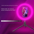 thumbnail image 4 of Trípode Selfie Regulable Con Luz LED RGB De 10" Para Fotografía De Maquillaje Sunnimix lámpara de relleno selfie, 4 of 8