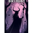 thumbnail image 4 of LUUFILx Happy Birthday Gothic Banner Fantasy Castle Backdrop Halloween Party Supplies Witch Decoration Background Photography Props, 4 of 8