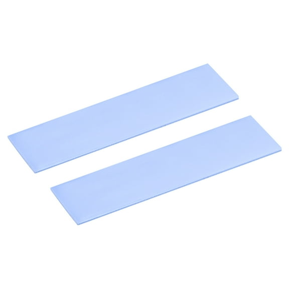 Uxcell 2 Pack M.2 Thermal Pad 100x22x1mm for Pc M.2 22110 Nvme SSD Heatsink Cooler Blue