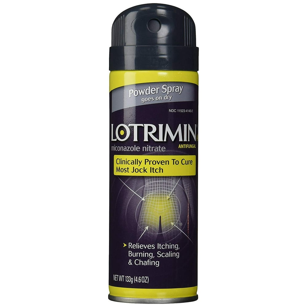 Lotrimin AF Antifungal Powder Spray for Jock Itch, 4.6 Ounce Walmart