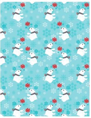 Notebook: Cute Polar Bear Notebook/Journal for Children Animals Lovers to Writing (8.5x11 Inch. 21.59x27.94 cm.) Wide Ruled Line Paperback