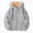 B22-Grey, variant on Hessimy 6-7 Years Toddler Boys Warm Fleece-Lined Zip-Up Hoodie,Cozy Winter Full-Zip Sweatshirt with Kangaroo Pocket