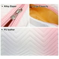 thumbnail image 3 of Unique Bargains Floral Makeup Bag Zipper Flower Cosmetic Pouch Pink, 3 of 7