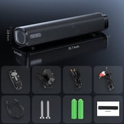 TOPVISION Sound Bar for TV, 50W Bluetooth 5.4 Soundbar with Subwoofer, 3D Surround Sound System with Optical/AUX/RCA/USB