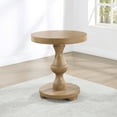 thumbnail image 4 of Steve Silver Dory Transitional 22" Round End Table, Sand, 4 of 5