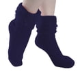 thumbnail image 2 of Women's Fashionable Multi Color Solid Color Comfortable Socks Winter Fleece Warm Socks, 2 of 4