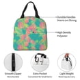 thumbnail image 2 of Kdxio Colorful Palm Leaves Print Insulated Lunch Bag,Reusable Tote Lunch Box for Women Men,Leakproof Cooler Lunch Bags for Work Office Travel Picnic, 2 of 6