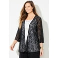 thumbnail image 3 of Catherines Women's Plus Size Anywear Lace Cardigan, 3 of 3