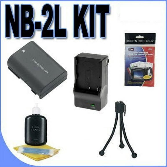 BigVALUEInc Accessory Saver NB-2L Lithium Ion Battery/Rapid Charger Bundle for Canon ZR, Elura, HFR11, HFR100 Camcorder