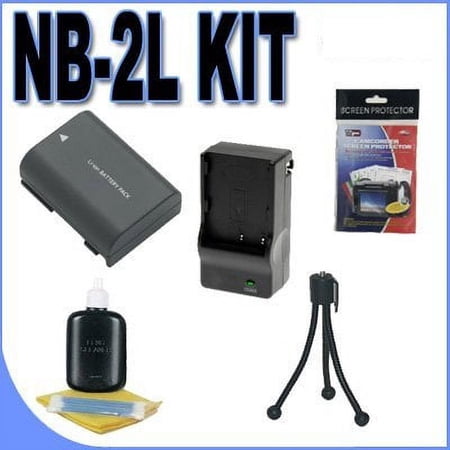 BigVALUEInc Accessory Saver NB-2L Lithium Ion Battery/Rapid Charger Bundle for Canon ZR Elura HFR11 HFR100 Camcorder