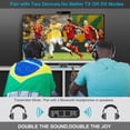 thumbnail image 4 of Tholdsy Puerto auxiliar Adaptador de audio inalámbrico Bluetooth Adaptador de audio Transmisor Receptor Óptico RCA 3.5 mm Cables de audio/vídeo, 4 of 6