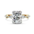 thumbnail image 2 of Solitaire Engagement Rings For Women | Center 8.5x6.5mm Radiant Cut Lab Created Moissanite Promise Ring in Solid 14K Yellow Gold Jewelry Gift for Her, Ring Size 8.5, 2 of 6