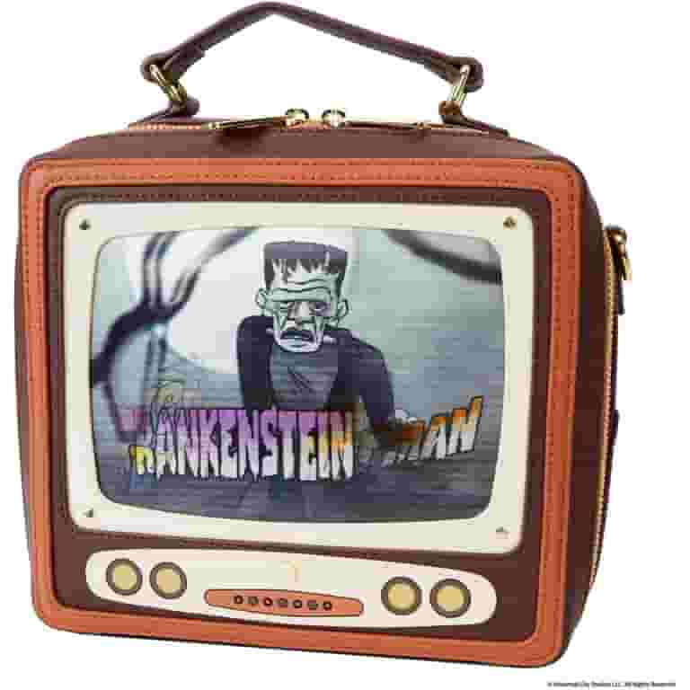 Universal Monsters Vintage TV Triple Lenticular Crossbody Bag Universal Monsters Vintage TV Triple Lenticular Crossbody Bag