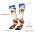 thumbnail image 4 of Balery Blue Sky Meadow Cute Cow Calcetines novedosos Calcetines deportivos Calcetines hasta la rodilla Calcetines de algodón Calcetines originales y geniales, 4 of 6