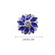 thumbnail image 1 of Flor Agua Diamante Botón de Vidrio Diy Decoración Hecha a Mano Diamante Botón Camisa, 1 of 5