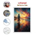 thumbnail image 2 of Jesus on The Shore of The Sea, Looking Out at The Sunrise Artworks Canvas Poster Room Aesthetic Wall Art Prints Home Modern Decor Gifts 24x36inch(60x90cm), 2 of 6