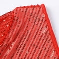 thumbnail image 7 of Wdgfv Women's One Shoulder Sequin Tops Bodysuits Country Concert Outfits for Women Sparkly Shirts Sexy Womens Sparkle Top Red S, 7 of 7