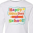 thumbnail image 4 of Inktastic Happy 100th Day of School Long Sleeve Youth T-Shirt, 4 of 5