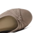 thumbnail image 4 of Veittes Women's Wide Width Flats Shoes - Round Toe Bow Comfortable Casual Ballet Shoes., 4 of 8