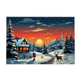thumbnail image 2 of FastXmas Chirstmas Winter Welcome-Door Mat 15.7 x 23.6 In Area Rug with Santa Cluas Pine-Trees Snow Scenery Christmas Front Door Mat Entryway-Rug Non-Slip Door Mat Decor for Indoor Outside Porch Home, 2 of 6