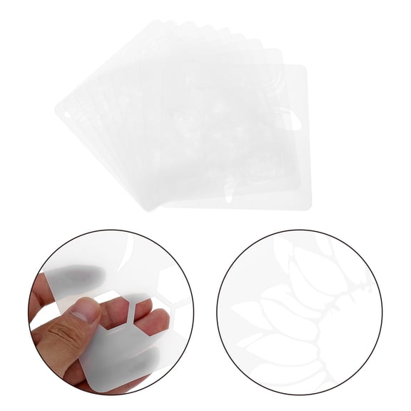 FELTECHELECTR 9Pcs Reusable Zoo Animal Stencils for Artists Beginners Creative Enthusiasts Handmade Crafts