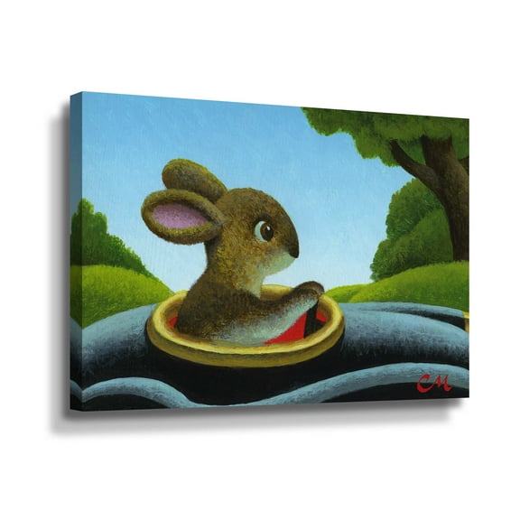 Artwall Day Trip, Gallery Wrapped Canvas by Chris Miles