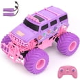 thumbnail image 1 of Voiture Télécommandée pour Filles 2,4 GHz Rose Violet Voiture d'Escalade Télécommandée Voiture Tout-Terrain Rechargeable, 1 of 8