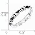 thumbnail image 2 of Sterling Silver Lyric Roll with Me Ring, 2 of 5