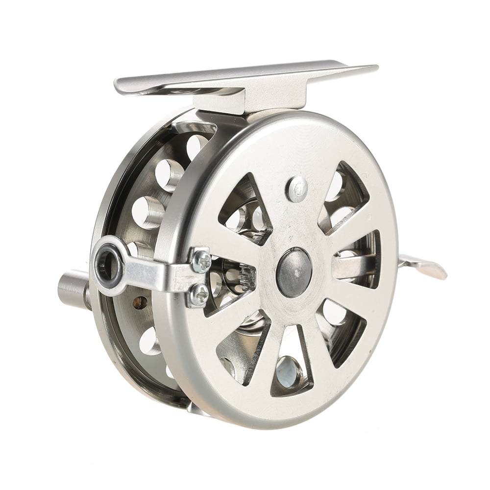 Fly Fishing Reel Right Handed Aluminum Smooth Rock Ice Fishing Wheel BLD60 