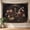C, variant on XaaKee Tapestry, Gothic Serpent Oasis Witchy Artwork, High-Quality Polyester Bedroom Tapestry, 60x40Inch