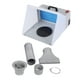 thumbnail image 4 of Airbrush Spray Booth with Turn Table Foldable Exhaust Filter Extractor Set for Model Crafts Painting 100‑240V US Plug 60HZ, 4 of 5