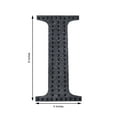 thumbnail image 3 of Efavormart 8" Letter I Black Self-Adhesive Rhinestone Number Stickers for DIY Crafts, Handicraft Art, Graduation Cap Decorations Birthday Party, Wedding Alpha-Numeric stickers, 3 of 10