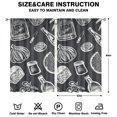 thumbnail image 2 of Kitchen Food Colorful Cooking Chef Curtains-blackout Curtains Bedroom Decor Living Room Darkening Grommet Window Drapes 2 Panels Set 52"x 84", 2 of 2
