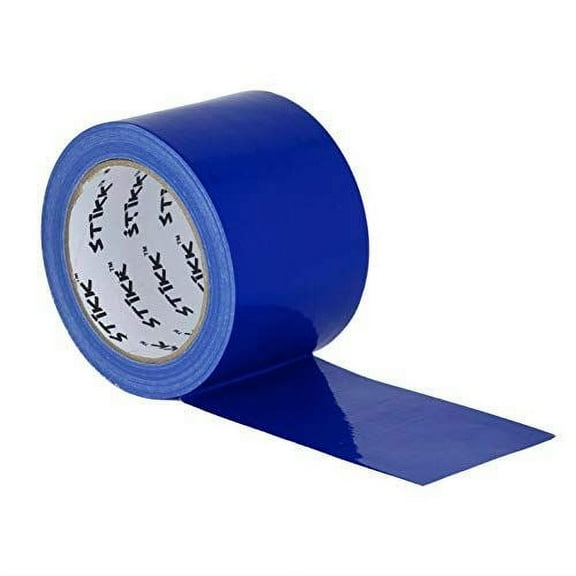 3" x 25 Yard 7.5 Mil Thick Blue Duct Tape PE Coated Weather Resistant 2.83 in. 72M