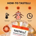 thumbnail image 6 of Tastelli Peach Konjac Jelly Infused with Collagen & Vitamin C | Gluten Free, Sugar Free, Low Calorie | Vegan Drinkable Fruit Jelly Snack | 150mL x 10 Pouches, 6 of 7