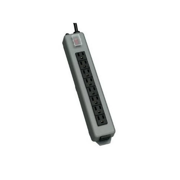 Tripp Lite 9 Outlet Waber Industrial Power Strip, 15ft Cord with 5-15P Plug (UL17CB-15), Black CA2