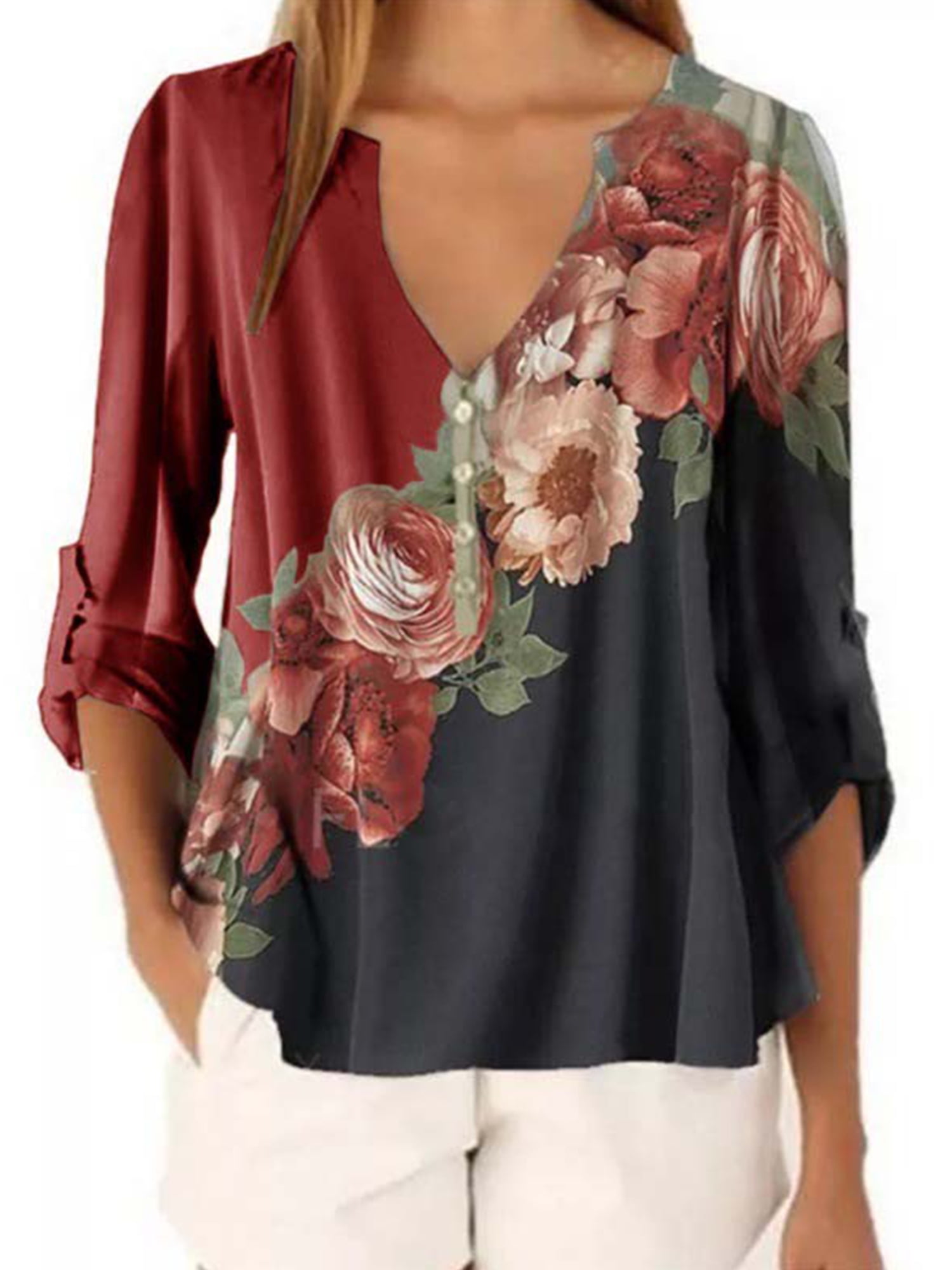 short sleeve chiffon tops