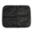 thumbnail image 3 of Cat Mat, Polyester Fleece Pet Warm Pad Machine Washable Durable  For Home Dark Blue With Grey Trimming L, 3 of 8