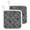 Gray, variant on Navy Blue Halloween Pot Holders for Kitchen Heatproof Potholder, 2 Pack Black Spiders Net Classic Gingham Hot Pads Multipurpose Oven Pads Terry Cloth Potholders Trivet for Cooking and Baking